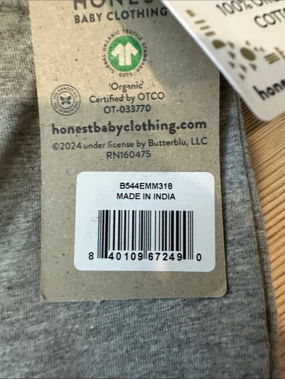 The Honest Company Heather Gray Kids Stretch Leggings